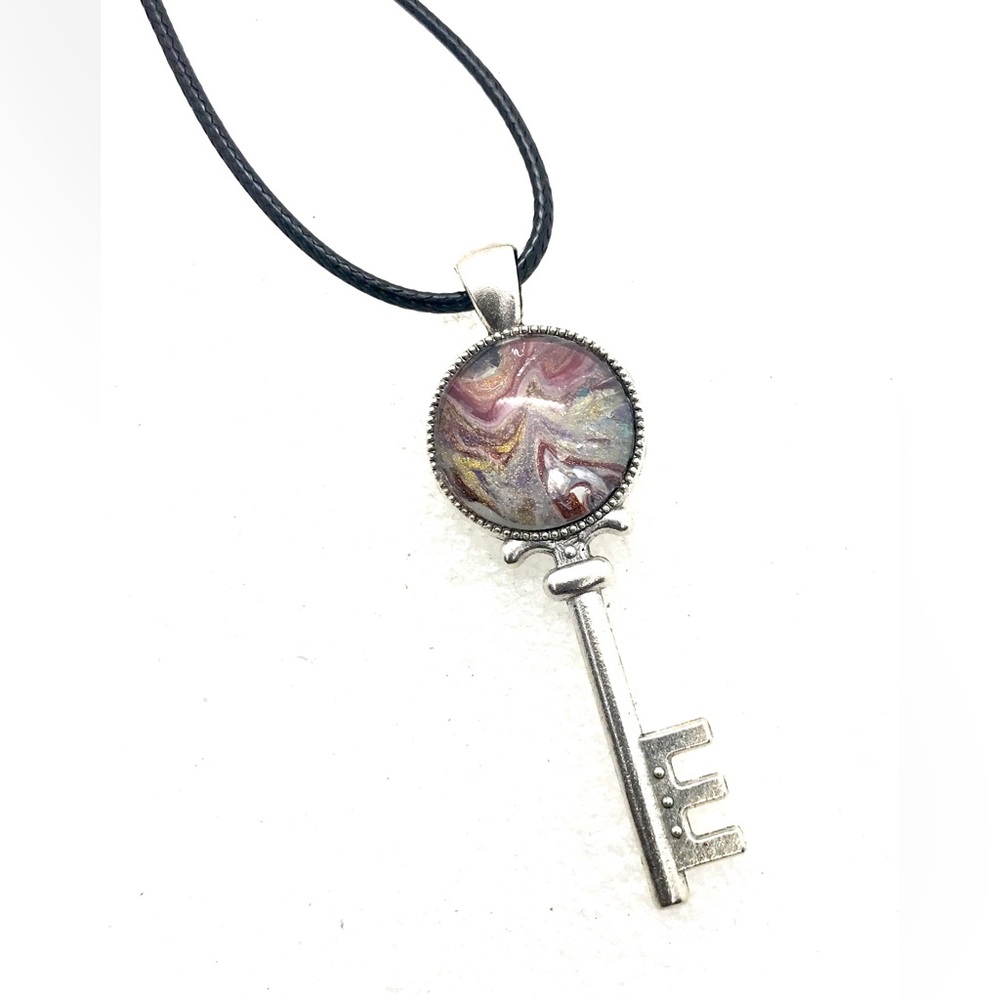 Necklace Handmade dome key Pendant NSN